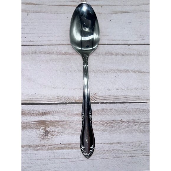 Oneida Mansfield Teaspoon Stainless Silverware Lot of 4 Replacement Floral 6" - Picture 5 of 9